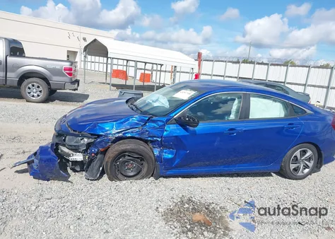 2021 Honda Civic Lx из США, поврежденный, VIN 2HGFC2F69MH534710